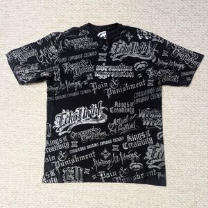 Ecko Unltd. Mens 3XL All Over Print Tee T-shirt Y2K Streetwear 90s